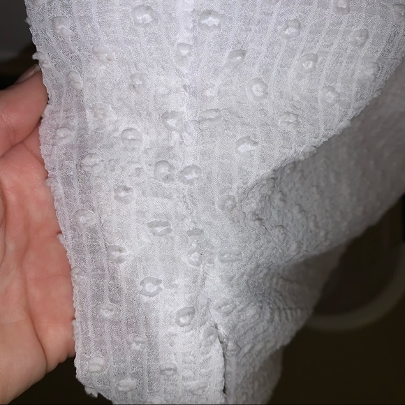 Club Monaco Landree Clip-Dot White Dress - Picture 6 of 11